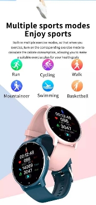 Picture of Zl02 Smart Watch 1.28 inch HD Screen Heart Rate, Blood Pressure, Step Counter Reloges Sport Watch
