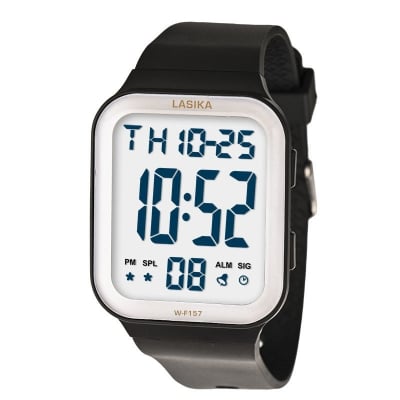 Picture of New Lasika W-F157 Digital Sports Watch for Men Apple Watch Electronic Waterproof Wristwatch Stopwatch Alarm #157