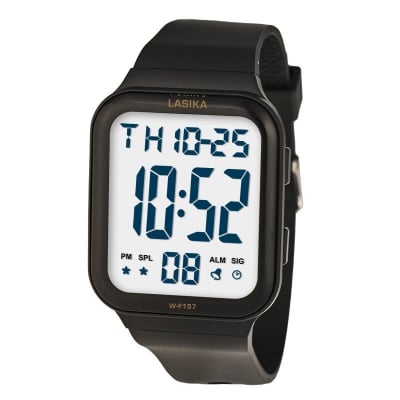 Picture of New Lasika W-F157 Digital Sports Watch for Men Apple Watch Electronic Waterproof Wristwatch Stopwatch Alarm #157