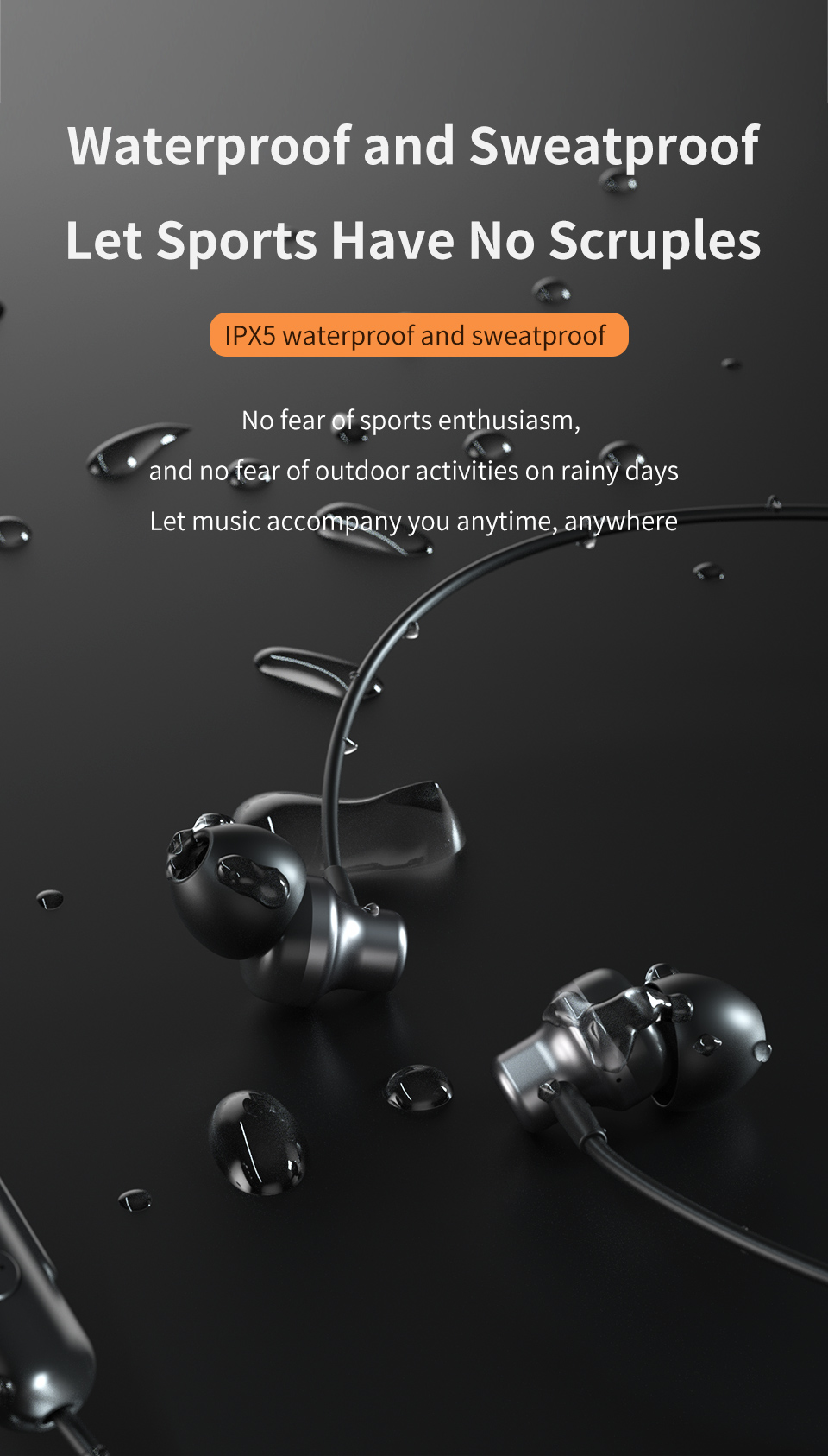 Picture of Lenovo Xe05 Magnetic Neckband Ipx5 Waterproof Wireless Bluetooth BT5.0 Earbuds