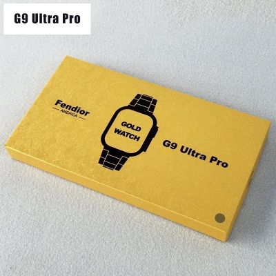 Picture of G9 Ultra Pro Reloj Inteligente Smartwatch Series 8 with Steel Strap for men-Gold