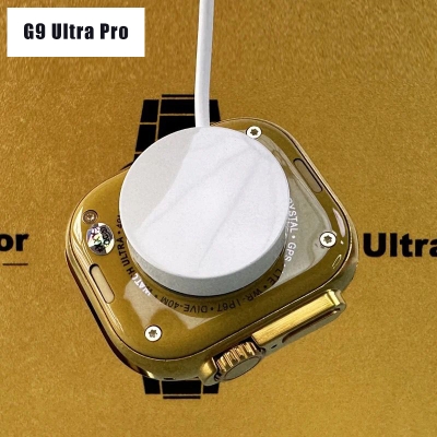 Picture of G9 Ultra Pro Reloj Inteligente Smartwatch Series 8 with Steel Strap for men-Gold