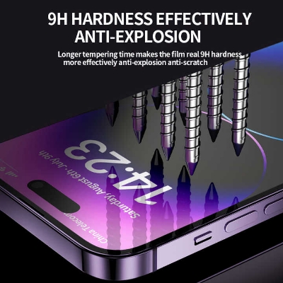 Picture of iPhone 11-17 Models Easy Install 9H Tempered Glass Screen Protector, High Quality