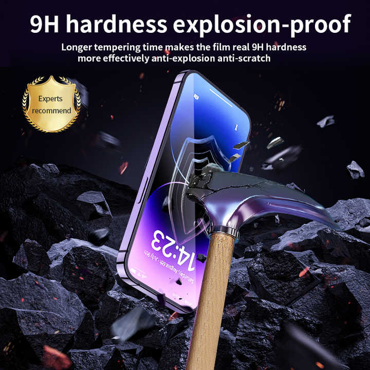 Picture of iPhone 11-17 Models Easy Install 9H Tempered Glass Screen Protector, High Quality