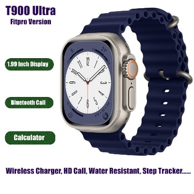 Picture of Fitpro T900 Ultra Smart Watch for Men Women 1.99" Full Touch, Bluetooth Call, Sports, Sleeping Monitoring Smartwatch, Series 8