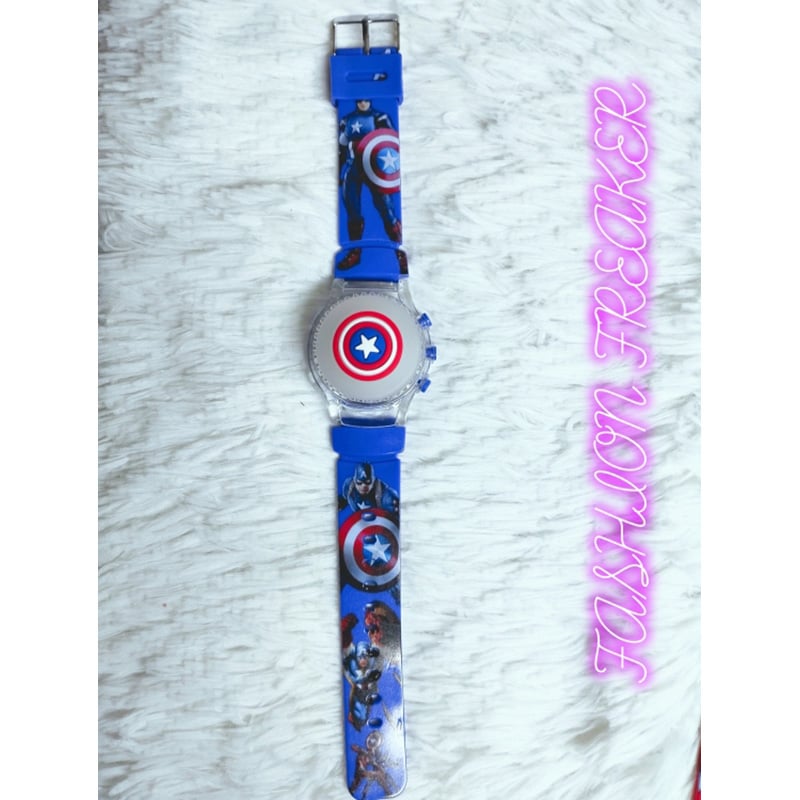 Picture of New Children'S Unicorn Silicone Strap Watch With Led Light Feature - Watch For Kids - Kids Watch -  Watch - Multiple Cartoon