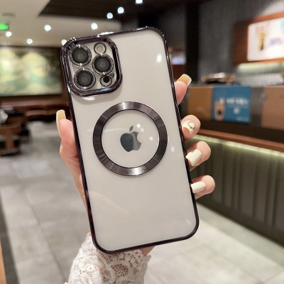 Picture of iPhone 15/15 Plus High Quality Electroplated New Magnetic Phone Case