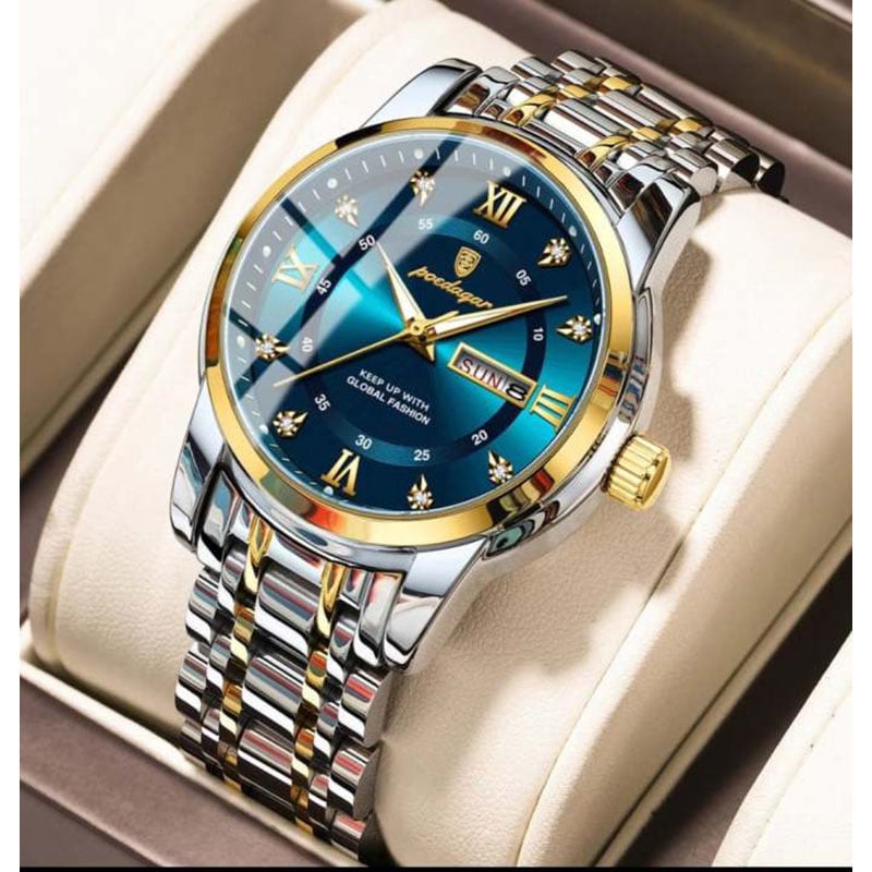 Picture of POEDAGAR 936 Stainless steel  Luxury Watch for Man- Men Watch Quartz Stainless Steel Sports Men's Watches - Watch - Stainless Steel Watch For Men