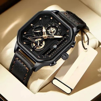 Picture of TRSOYE new luxury fashion leather belt wrist-watche for men