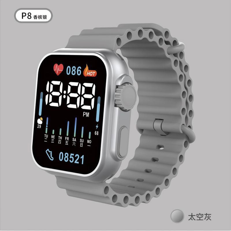 Picture of New Normal LED Plastic Watch That Looks Like Smart For Everyone 1 Pc