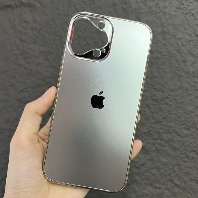 Picture of iPhone 16, 15, 14, 13, 12 Pro/Pro MAX Electroplated bezels Nano backplate Premium Quality Phone Case - Combine Style and Protection for Precious Device