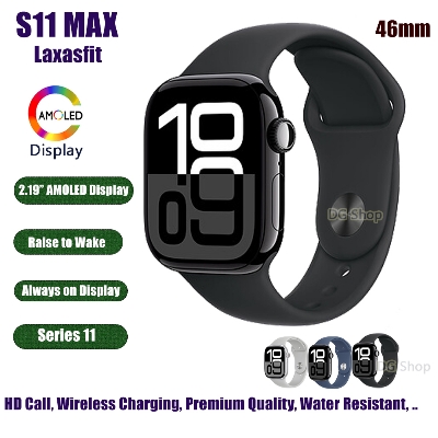 Picture of Original S11 Max Laxasfit Smart Watch 2.19 Inch AMOLED Display NFC Bluetooth Call Wireless Charging
