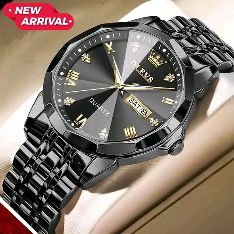 Picture of OLE-VS 9931 Watches for Men Diamond Business Dress Analog Quartz Stainless Steel Date Luxury Casual Fashion Wrist Watch  Replica