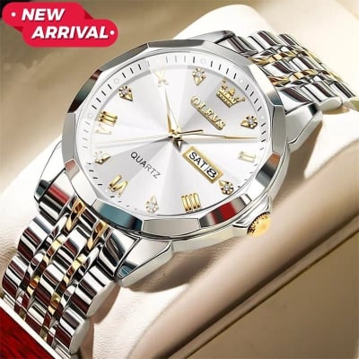 Picture of OLE-VS 9931 Watches for Men Diamond Business Dress Analog Quartz Stainless Steel Date Luxury Casual Fashion Wrist Watch  Replica