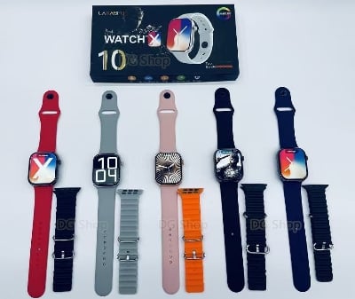 Picture of Watch X Laxasfit Double Strap Smart Watch 2.29 Inch AMOLED Display Bluetooth Call Wireless Charging Smart Watch