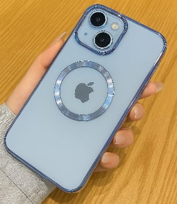 Picture of iPhone 15/15 Plus High Quality Electroplated New Magnetic Phone Case