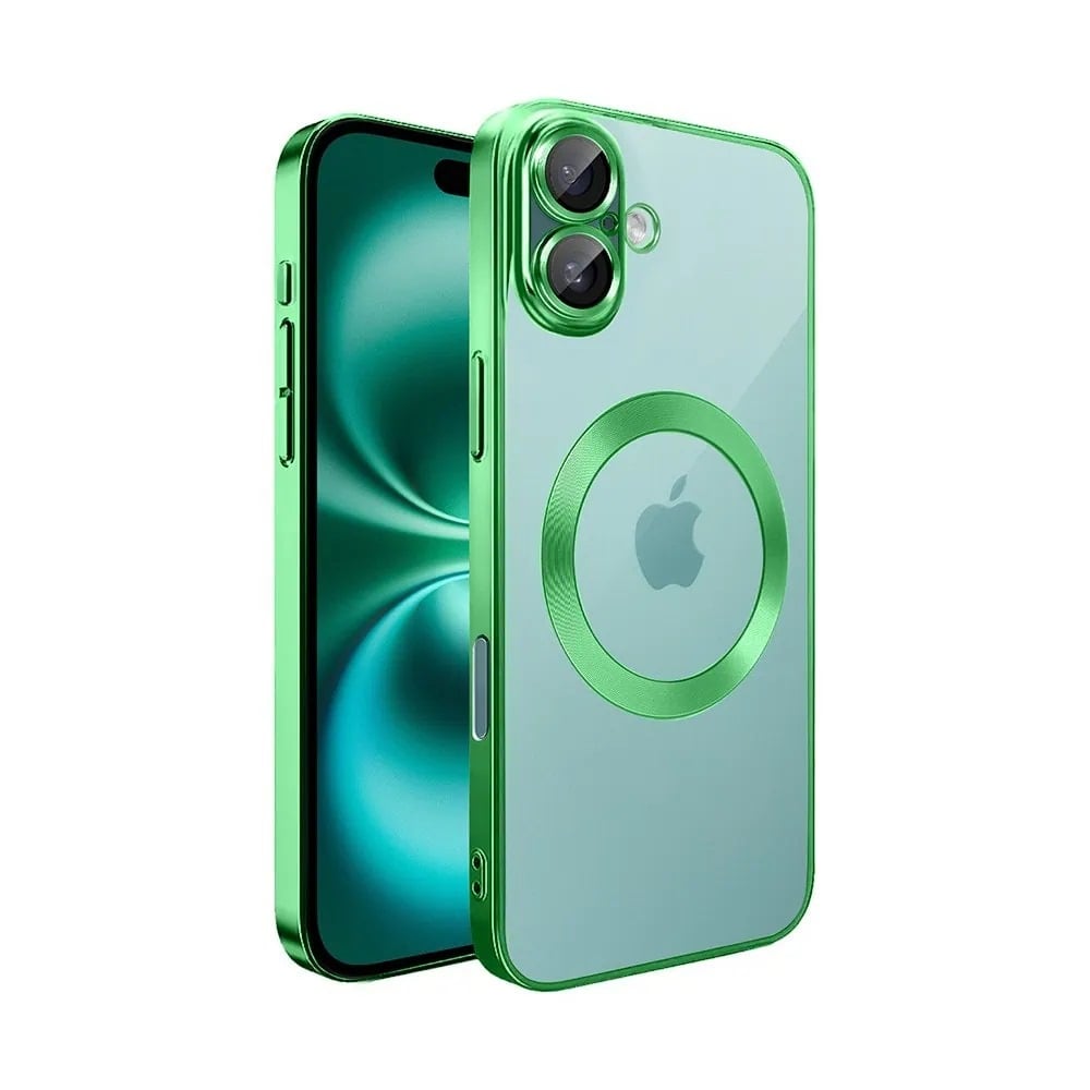 Picture of iPhone 16 Plus High Quality Electroplated New Magnetic Phone Case