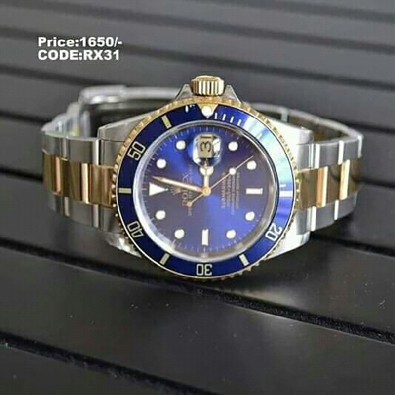 Picture of Rol-ex  Luxury Premium Quality Stainless Steel Analouge Waterproof  Wrist Watch For Men