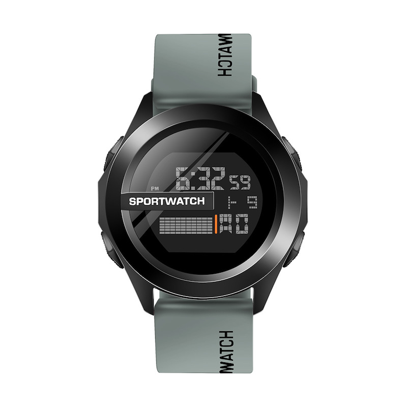 Picture of LASHIDA Wind Multi-Functional Simple Round Electronic Watch Watch Sports Men and Women Middle School Students Trend Couple LCD Waterproof