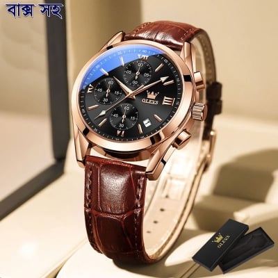 Picture of Leather Waterproof Quartz Fashion Watch for Men (No Box 2)