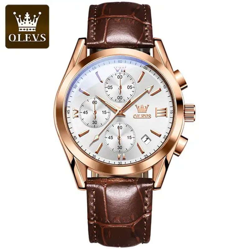 Picture of Ole_vs Leather Fashionable Quartz Fashion Watch for Men (No Box 2)