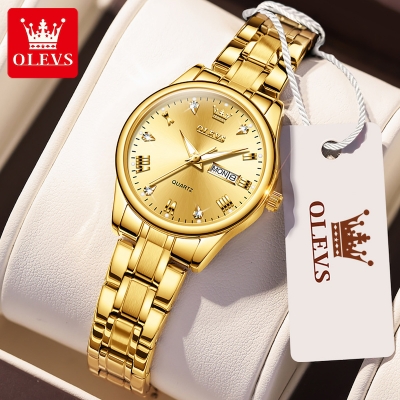 Picture of Two Tone Stainless Steel Analog Wrist Watch For Women