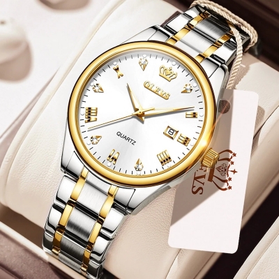 Picture of Olevs 5563 Fashion Stainless Steel Analog Wrist Watch For Men