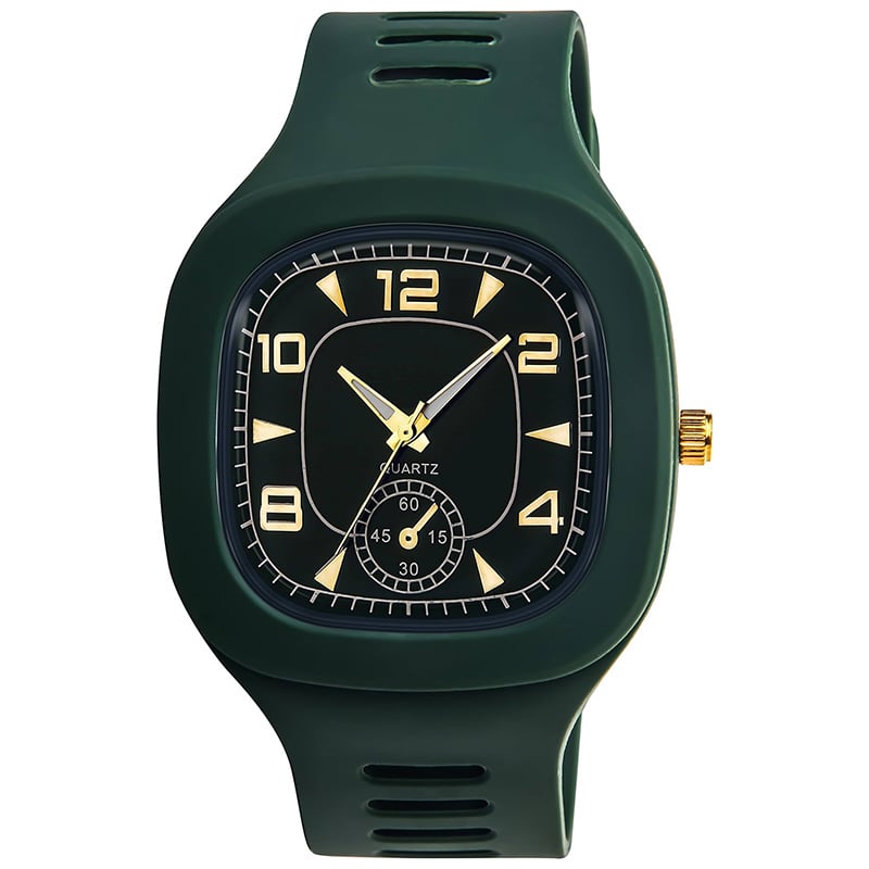 Picture of Lavish indulgent Fashionable Watch Silicone Band Quartz Analog Wrist Watch For Men - Watch For Men - Iconic Style (Combo 2)