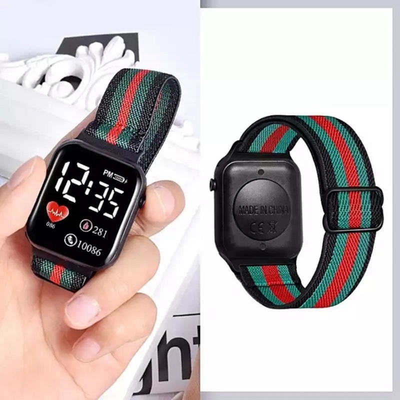 Picture of Fabric Canvas Strap Casual Cool Sport Round Dial WristWatch for men