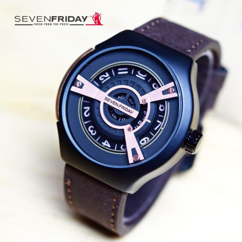 Picture of Big Dial Seven Friday Leather Belt Watch Trend Fashion Student Watch (New 2)