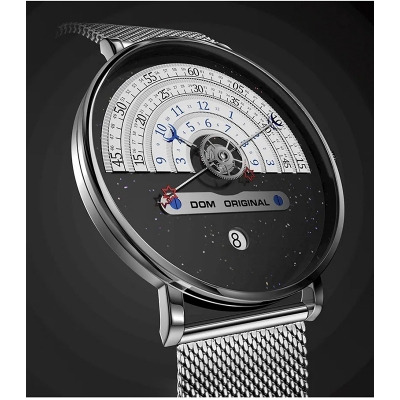 Picture of Men's Starry sky Creativity Fashion Calendar Watches Casual Sport Stainless steel Watch For Men