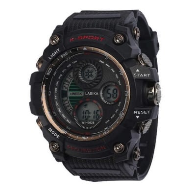 Picture of Lasika 9028 Cronographs, Auto Date, Shock Resistant Men's Waterproof Sports Digital Wrist Clock