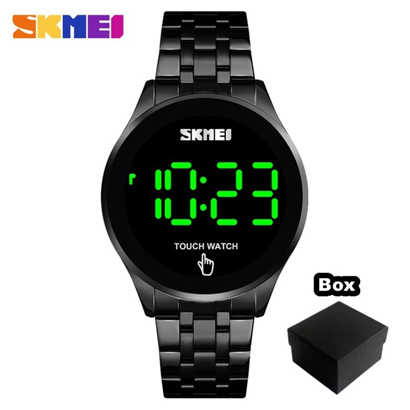 Picture of SKMEI 1579 Men Digital Watch Fashion Touch Screen Steel Wristwatch Male Gifts Watches