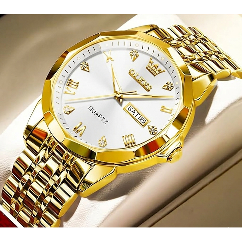 Picture of OLE_VS 9931 Watches Diamond Business Dress Analog Quartz Stainless Steel Date Luxury Casual Fashion Wrist Watch For Men [ Fan Made ]