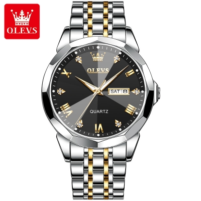 Picture of OLE_VS 9931 Watches Diamond Business Dress Analog Quartz Stainless Steel Date Luxury Casual Fashion Wrist Watch For Men