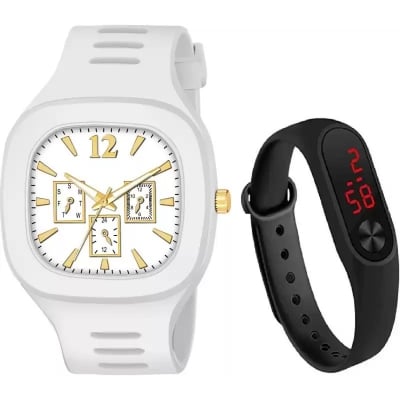 Picture of Trendsetter -Buy 1 Get 1 , Digital Sports Watch with 1 Water Resistance Led Wrist Watch For men Combo. - watch for men- Inventive Choice