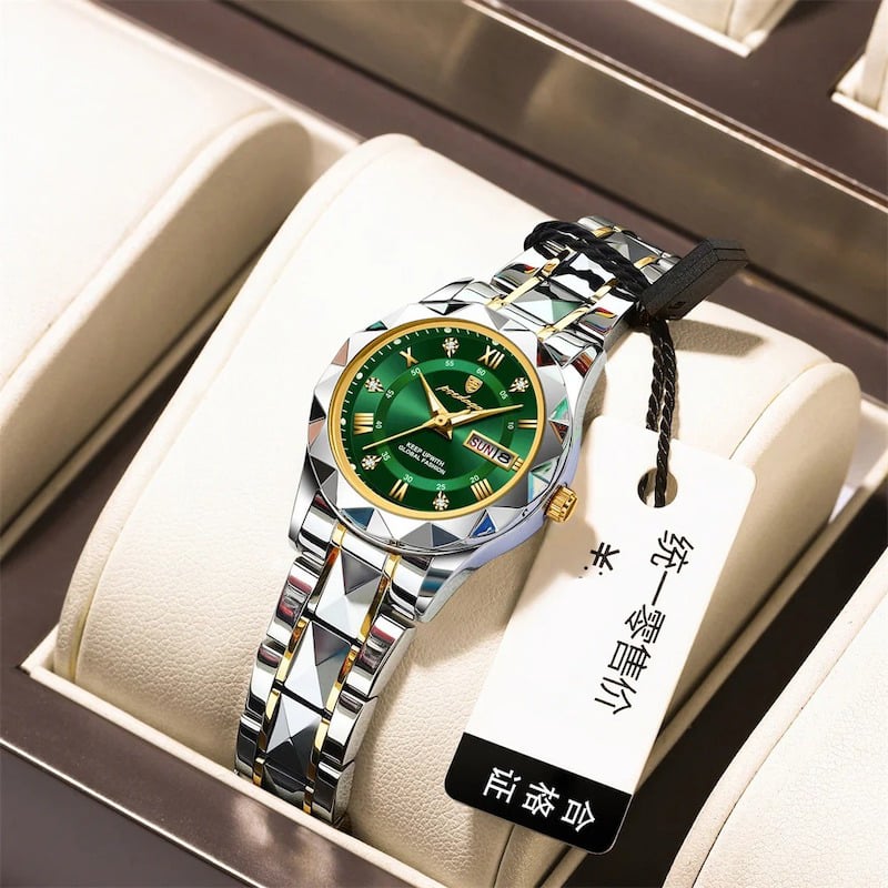 Picture of POEDAGAR 306 Fashion Quartz Watch for Women Stainless Steel Date Week Luxury Ladies Watches - Watch For Women - Women Watch - Watch