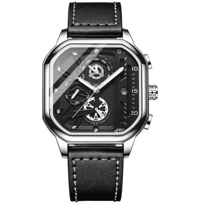 Picture of Trsoye Top luxury fashion Black leather belt wrist Watch for you Wholesale shop