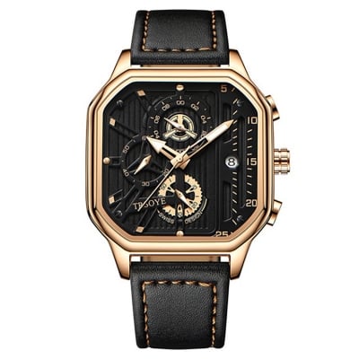 Picture of Trsoye Top luxury fashion Black leather belt wrist Watch for you Wholesale shop