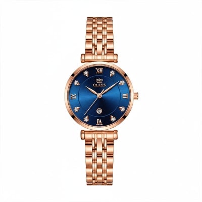 Picture of Olevs Stainless Steel waterproof quartz fashionable watch for Women - Watch -ঘড়ি