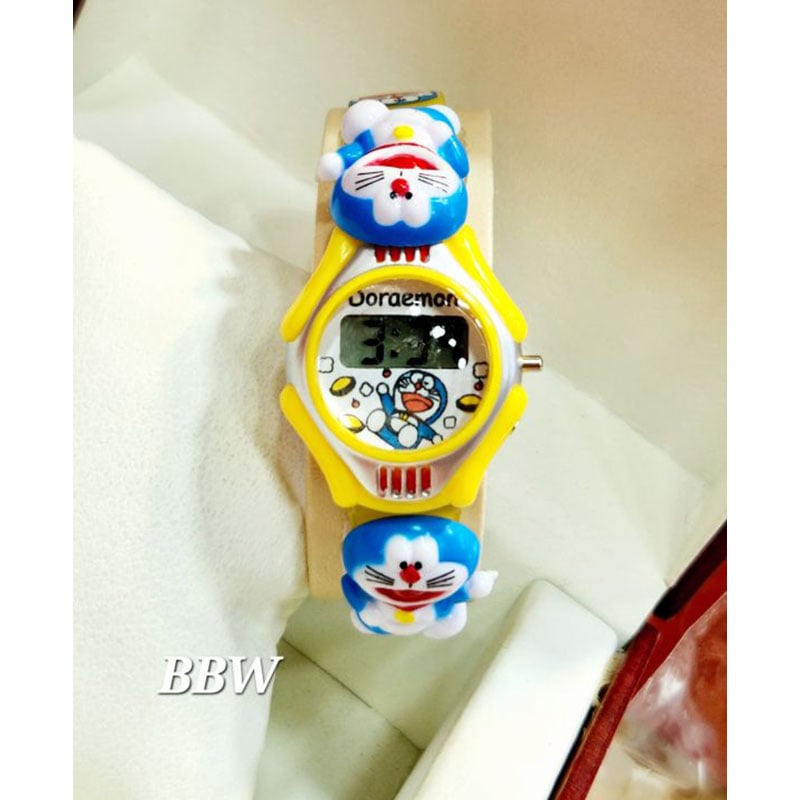 Picture of New Doraemon Cartoon Boys Girls Children Watches,  Wristwatches For Kids - Doraemon Kids watch- Watch