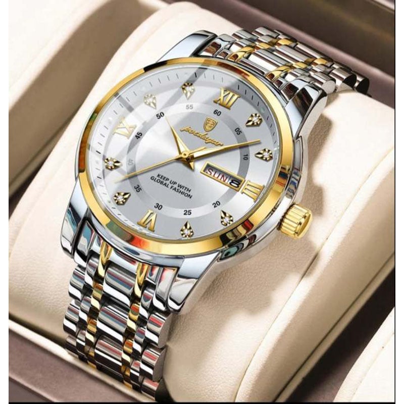 Picture of POEDAGAR 936 Stainless steel  Luxury Watch for Man- Men Watch Quartz Stainless Steel Sports Men's Watches - Watch - Stainless Steel Watch For Men