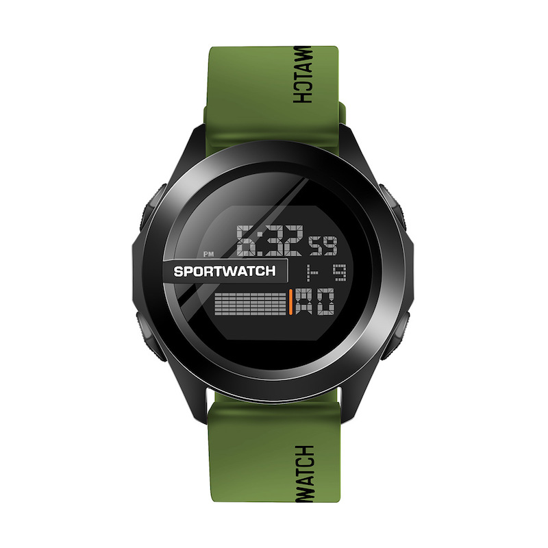 Picture of LASHIDA Wind Multi-Functional Simple Round Electronic Watch Watch Sports Men and Women Middle School Students Trend Couple LCD Waterproof