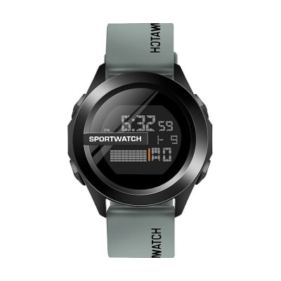 Picture of LASHIDA Wind Multi-Functional Simple Round Electronic Watch Watch Sports Men and Women Middle School Students Trend Couple LCD Waterproof
