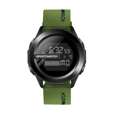 Picture of LASHIDA Wind Multi-Functional Simple Round Electronic Watch Watch Sports Men and Women Middle School Students Trend Couple LCD Waterproof