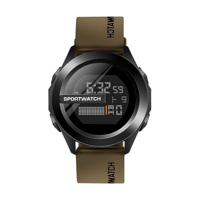 Picture of LASHIDA Wind Multi-Functional Simple Round Electronic Watch Watch Sports Men and Women Middle School Students Trend Couple LCD Waterproof