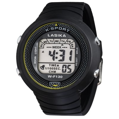 Picture of NEW LASIKA W-F130 Electronic Fashion Watch Water Resistance/ Waterproof Silicon Digital Watch for Kids and Ledis