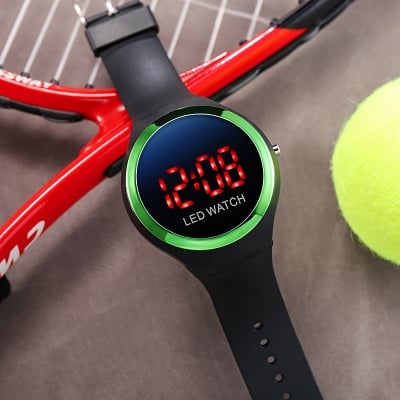 Picture of New A-p-p-l-e  Silicon Digital Led Watch For Men.