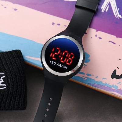 Picture of New A-p-p-l-e  Silicon Digital Led Watch For Men.