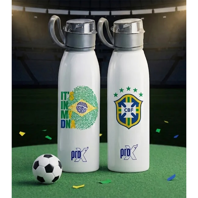 Picture of 500ml World Cup Edition Single Layer SS Non-Thermal Water Bottle -Brazil